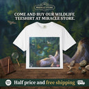 Forest Raptor T-Shirt — Soaring Owl Nature Graphic Tee Printify