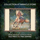 Galloping Horse Woven Blanket — Tapestry Throw for Equestrian Lovers Printify