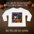 Halloween Pumpkin Patch Toddler Long Sleeve Tee — Cute Kid Trick-or-Treat Illustration Printify