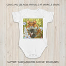 Hamster Garden Baby Bodysuit — Cute Small Pet Infant One-Piece Printify