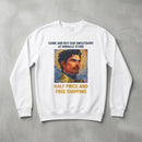 Youth Long Sleeve Tee — Mosaic Portrait Design Printify