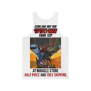 Spider-Man City Chase Tank Top — Comic Art Superhero Graphic Tank Printify