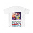 Kids Tee — Colorful Cartoon Space Duo Kids T-Shirt