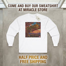Leopard Sunset Graphic Long Sleeve Tee Printify