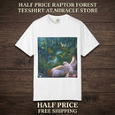 Forest Raptor T-Shirt — Soaring Owl Nature Graphic Tee Printify