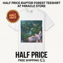 Forest Raptor T-Shirt — Soaring Owl Nature Graphic Tee Printify