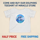 Infant Dolphin Tee — Playful Ocean Baby Shirt with Jumping Dolphins