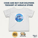 Infant Dolphin Tee — Playful Ocean Baby Shirt with Jumping Dolphins