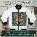 Men's Bomber Jacket — Jungle Leopard & Surreal Elephant Art AOP Printify