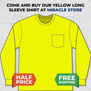 Unisex Workwear Long Sleeve Pocket T-Shirt Printify