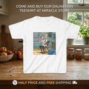 Kids Tee - Retro Cartoon Barber Shop Illustration Printify
