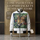 Men's Bomber Jacket — Jungle Leopard & Surreal Elephant Art AOP Printify
