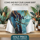 Lemur Jungle Print Skater Skirt — Tropical Wildlife AOP Printify