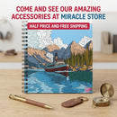 Lake Steamship Scenic A5 Spiral Notebook — Mountain Boat Journal Printify