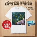 Forest Raptor T-Shirt — Soaring Owl Nature Graphic Tee Printify