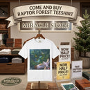 Forest Raptor T-Shirt — Soaring Owl Nature Graphic Tee Printify