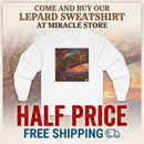 Leopard Sunset Graphic Long Sleeve Tee Printify