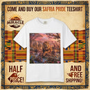 Safari Pride Lion Scene T-Shirt Printify