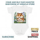 Hamster Garden Baby Bodysuit — Cute Small Pet Infant One-Piece
