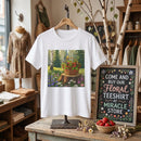 Floral Basket in Forest T-Shirt Printify
