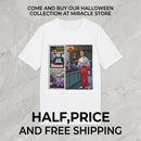 Vintage Comic-Style Barber Shop T-Shirt Printify