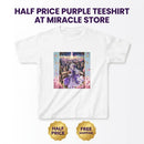 Kids Fantasy Princess Tee — Purple Castle Illustration Printify