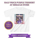 Kids Fantasy Princess Tee — Purple Castle Illustration Printify