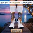 Hot Air Balloon Nightscape Cushioned Crew Socks — Whimsical Travel & Dreamscape Gift Printify