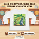 Toddler Long Sleeve Tee — Jungle Friends Cartoon Bear & Boy Banana Play Shirt Printify