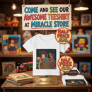 Cowboy Toy Scene Toddler T‑Shirt — Nostalgic Animated Characters Print Printify