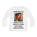 Youth Long Sleeve Tee — Mosaic Portrait Design Printify