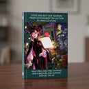Hardback Journal — Gothic Garden Anime Art Notebook Printify