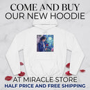 Hoodie — Dreamy Night Garden Anime Boy Illustration Printify
