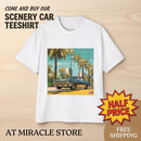 Classic Lowrider Tee — Vintage Palm Beach Sunset Car Graphic Shirt Printify