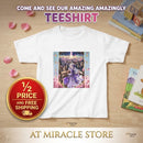Kids Fantasy Princess Tee — Purple Castle Illustration Printify