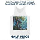 Tropical Lemur Tank Top — Jungle Sunset Wildlife Graphic Tank Printify