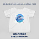 Infant Dolphin Tee — Playful Ocean Baby Shirt with Jumping Dolphins Printify
