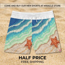 Men's Mid-Length Swim Shorts (AOP) Printify