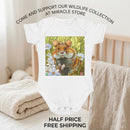 Hamster Garden Baby Bodysuit — Cute Small Pet Infant One-Piece
