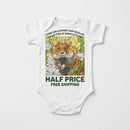 Hamster Garden Baby Bodysuit — Cute Small Pet Infant One-Piece