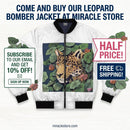 Men's Bomber Jacket — Jungle Leopard & Surreal Elephant Art AOP Printify