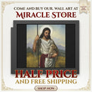 Framed Jesus the Good Shepherd Poster - Religious Wall Art for Home, Church, Easter Gifts Printify