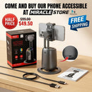 Raotating mobile phone holder for Flexible Hands-Free Viewing Miracle Store