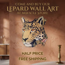Leopard in Vines Canvas Print — Botanical Jungle Wall Art Printify
