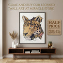 Leopard in Vines Canvas Print — Botanical Jungle Wall Art Printify