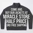 Unisex Relax Faded Half Zip Sweatshirt Printify