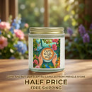 Scented Candles, Coconut Apricot Wax (4oz, 9oz) Printify