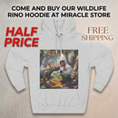 Three-Panel Fleece Hoodie Printify