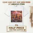 Safari Pride Lion Scene T-Shirt Printify
