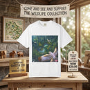 Forest Raptor T-Shirt — Soaring Owl Nature Graphic Tee Printify